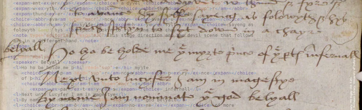 Detail Image of the Digby Conversion of Saint Paul Manuscript